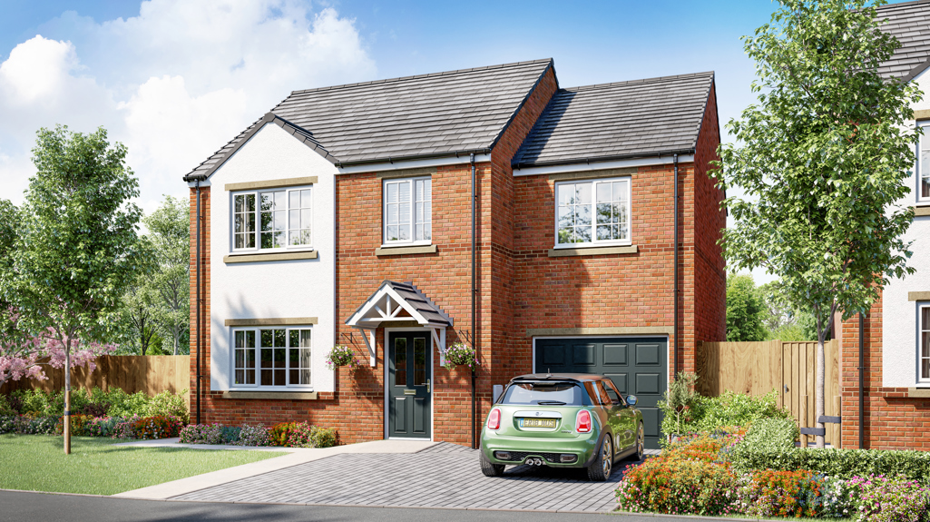 Artist's impression of a detached house.